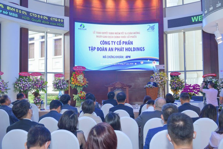 An Phat Holdings shares become stock has largest market cap in Vietnamese securities market